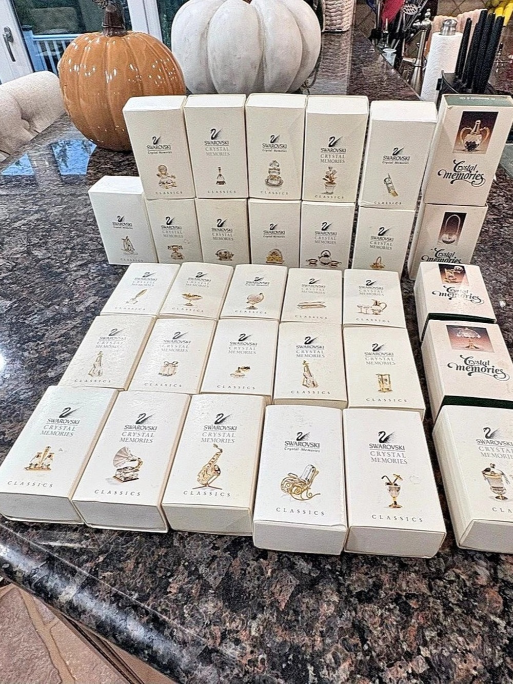 Swarovski Crystal Memories Classics Collection Crystal Figurines